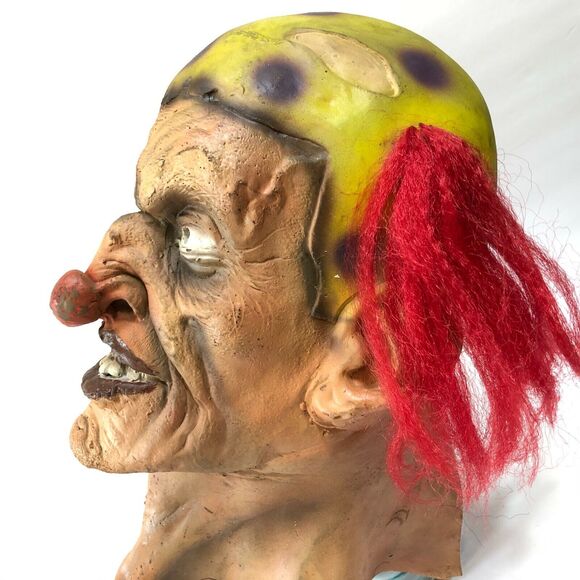 Halloween Mask Adult Scary Creepy Clown Mask Costume Prop Cosplay NEW w/o Tags - Picture 2 of 5